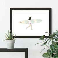 Summer Solstice Art Print Black Frame | Bombinate Summer Solstice Art Print Black Frame | Bombinate