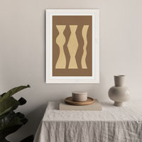 Totem 02 Art Print White Frame | Bombinate Totem 02 Art Print White Frame | Bombinate