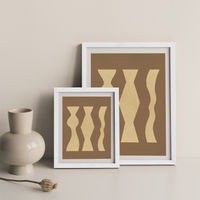 Totem 02 Art Print White Frame | Bombinate Totem 02 Art Print White Frame | Bombinate