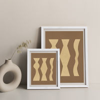 Totem 02 Art Print White Frame | Bombinate Totem 02 Art Print White Frame | Bombinate