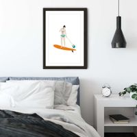 Sup Art Print Black Frame | Bombinate Sup Art Print Black Frame | Bombinate