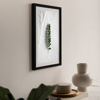 Minimal Forest Love Art Print Black Frame | Bombinate Minimal Forest Love Art Print Black Frame | Bombinate