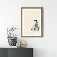 On Hold Art Print Oak Frame | Bombinate On Hold Art Print Oak Frame | Bombinate