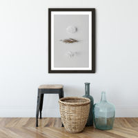 Stones & Branches II Art Print Black Frame | Bombinate Stones & Branches II Art Print Black Frame | Bombinate