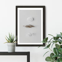 Stones & Branches II Art Print Black Frame | Bombinate Stones & Branches II Art Print Black Frame | Bombinate