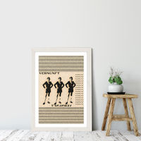 Die Vernunft Art Print White Frame | Bombinate Die Vernunft Art Print White Frame | Bombinate