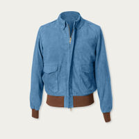 Blue McQueen A-2 Suede Blouson MTO | Bombinate Blue McQueen A-2 Suede Blouson MTO | Bombinate