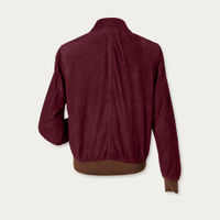 Bordeaux McQueen A-2 Suede Blouson MTO | Bombinate Bordeaux McQueen A-2 Suede Blouson MTO | Bombinate
