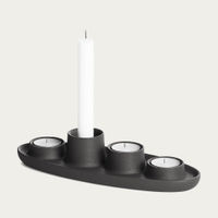 Black 4 Funnel Aye Aye! Candle Holder | Bombinate Black 4 Funnel Aye Aye! Candle Holder | Bombinate
