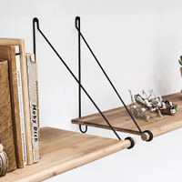 Black Steel Loop Shelf | Bombinate Black Steel Loop Shelf | Bombinate