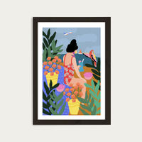 I Miss the Beach Art Print Black Frame | Bombinate I Miss the Beach Art Print Black Frame | Bombinate