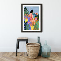 I Miss the Beach Art Print Black Frame | Bombinate I Miss the Beach Art Print Black Frame | Bombinate