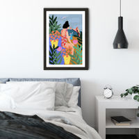 I Miss the Beach Art Print Black Frame | Bombinate I Miss the Beach Art Print Black Frame | Bombinate
