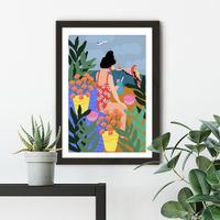 I Miss the Beach Art Print Black Frame | Bombinate I Miss the Beach Art Print Black Frame | Bombinate