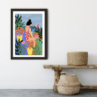 I Miss the Beach Art Print Black Frame | Bombinate I Miss the Beach Art Print Black Frame | Bombinate