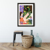 Waiting for The Summer to Come Art Print Black Frame | Bombinate Waiting for The Summer to Come Art Print Black Frame | Bombinate