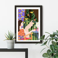 Waiting for The Summer to Come Art Print Black Frame | Bombinate Waiting for The Summer to Come Art Print Black Frame | Bombinate