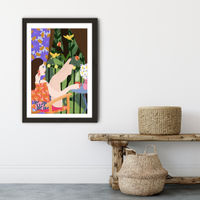 Waiting for The Summer to Come Art Print Black Frame | Bombinate Waiting for The Summer to Come Art Print Black Frame | Bombinate