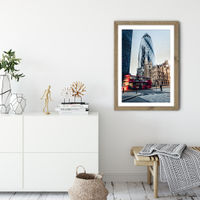 Isolation Art Print Oak Frame | Bombinate Isolation Art Print Oak Frame | Bombinate