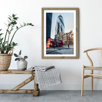 Isolation Art Print Oak Frame | Bombinate Isolation Art Print Oak Frame | Bombinate