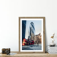 Isolation Art Print Oak Frame | Bombinate Isolation Art Print Oak Frame | Bombinate