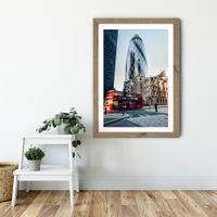Isolation Art Print Oak Frame | Bombinate Isolation Art Print Oak Frame | Bombinate