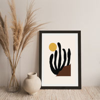Canyon Art Print Black Frame | Bombinate Canyon Art Print Black Frame | Bombinate