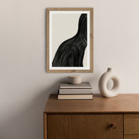 When You Left Art Print Oak Frame | Bombinate When You Left Art Print Oak Frame | Bombinate