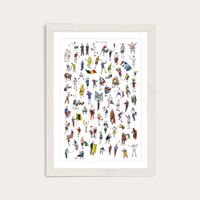 White Frame From The Roadside Art Print | Bombinate White Frame From The Roadside Art Print | Bombinate