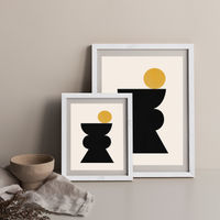 Totem 04 Art Print White Frame | Bombinate Totem 04 Art Print White Frame | Bombinate