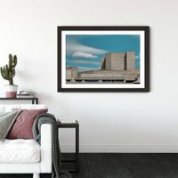 National Theatre 01 Art Print Black Frame | Bombinate National Theatre 01 Art Print Black Frame | Bombinate