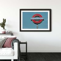 Underground Art Print Black Frame | Bombinate Underground Art Print Black Frame | Bombinate