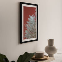 Grasses In The Wind - Terracotta Art Print Black Frame | Bombinate Grasses In The Wind - Terracotta Art Print Black Frame | Bombinate