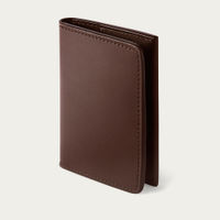 Chocolate Swanfield Leather Card Wallet | Bombinate