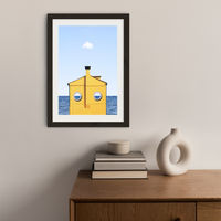 Submarine Art Print Black Frame | Bombinate Submarine Art Print Black Frame | Bombinate