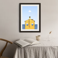 Submarine Art Print Black Frame | Bombinate Submarine Art Print Black Frame | Bombinate
