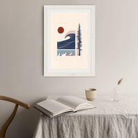 Let Nature Guide You Art Print White Frame | Bombinate Let Nature Guide You Art Print White Frame | Bombinate