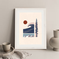 Let Nature Guide You Art Print White Frame | Bombinate Let Nature Guide You Art Print White Frame | Bombinate
