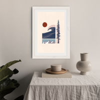 Let Nature Guide You Art Print White Frame | Bombinate Let Nature Guide You Art Print White Frame | Bombinate