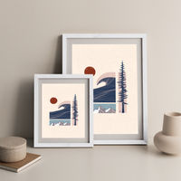 Let Nature Guide You Art Print White Frame | Bombinate Let Nature Guide You Art Print White Frame | Bombinate