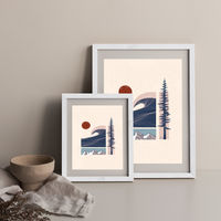 Let Nature Guide You Art Print White Frame | Bombinate Let Nature Guide You Art Print White Frame | Bombinate