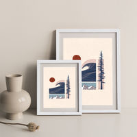 Let Nature Guide You Art Print White Frame | Bombinate Let Nature Guide You Art Print White Frame | Bombinate