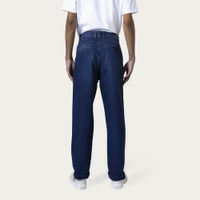 Indigo Denim Cotton High-Waist Jeans | Bombinate Indigo Denim Cotton High-Waist Jeans | Bombinate