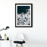 Waves and Water Art Print Black Frame | Bombinate Waves and Water Art Print Black Frame | Bombinate