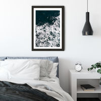 Waves and Water Art Print Black Frame | Bombinate Waves and Water Art Print Black Frame | Bombinate