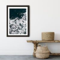Waves and Water Art Print Black Frame | Bombinate Waves and Water Art Print Black Frame | Bombinate