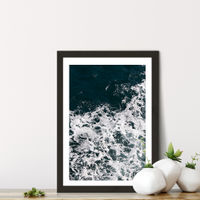 Waves and Water Art Print Black Frame | Bombinate Waves and Water Art Print Black Frame | Bombinate