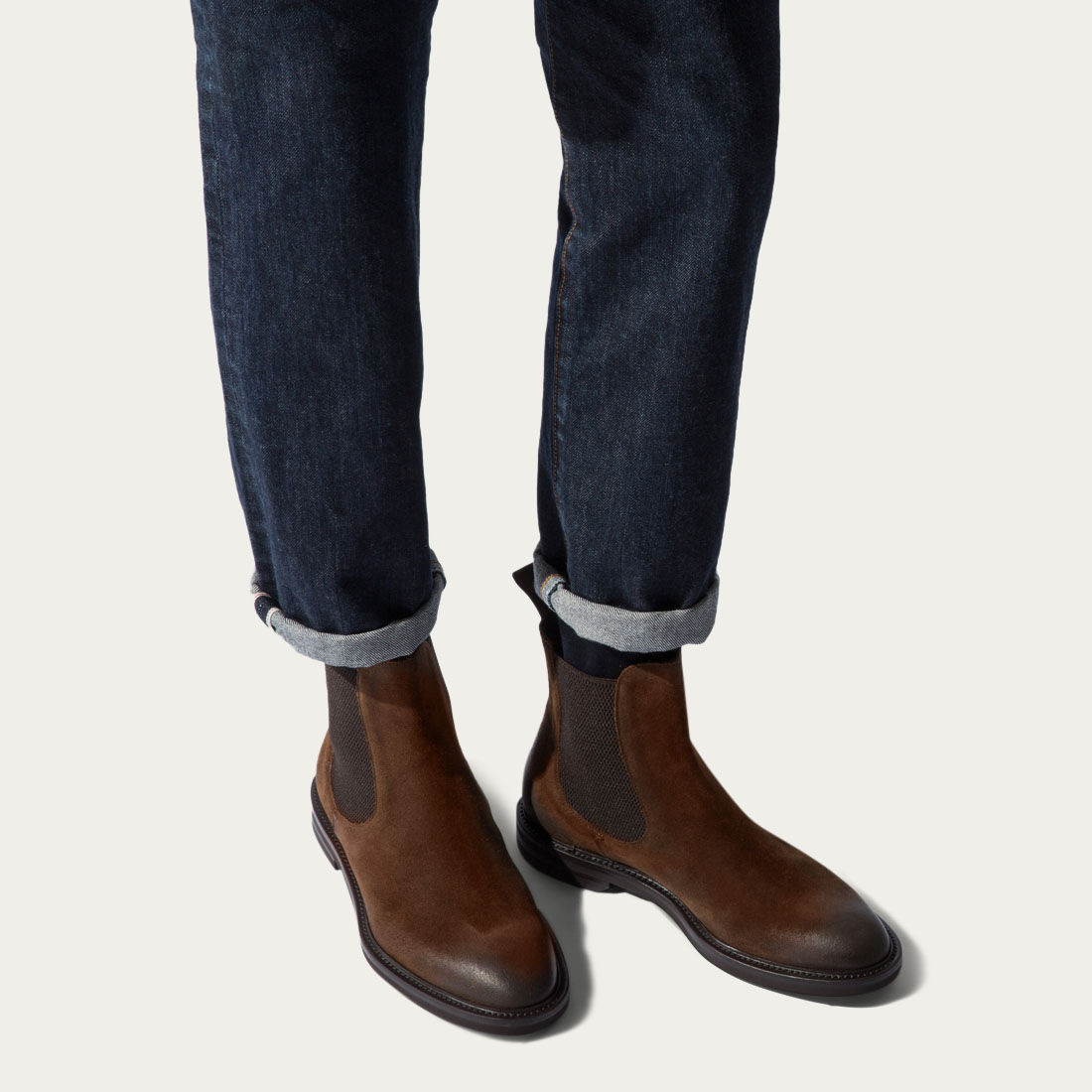 something navy sock booties