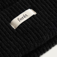 Black Rime Beanie | Bombinate Black Rime Beanie | Bombinate