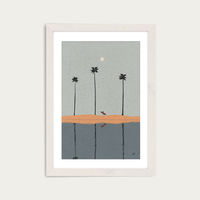 Skyscrapers Art Print White Frame | Bombinate Skyscrapers Art Print White Frame | Bombinate